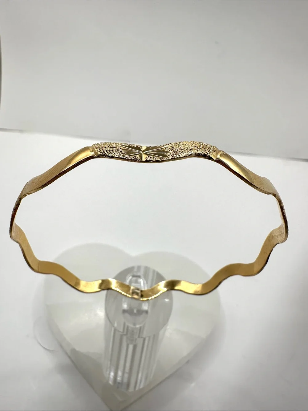Gold Vintage 14k Gold Filled Wave Bangle
